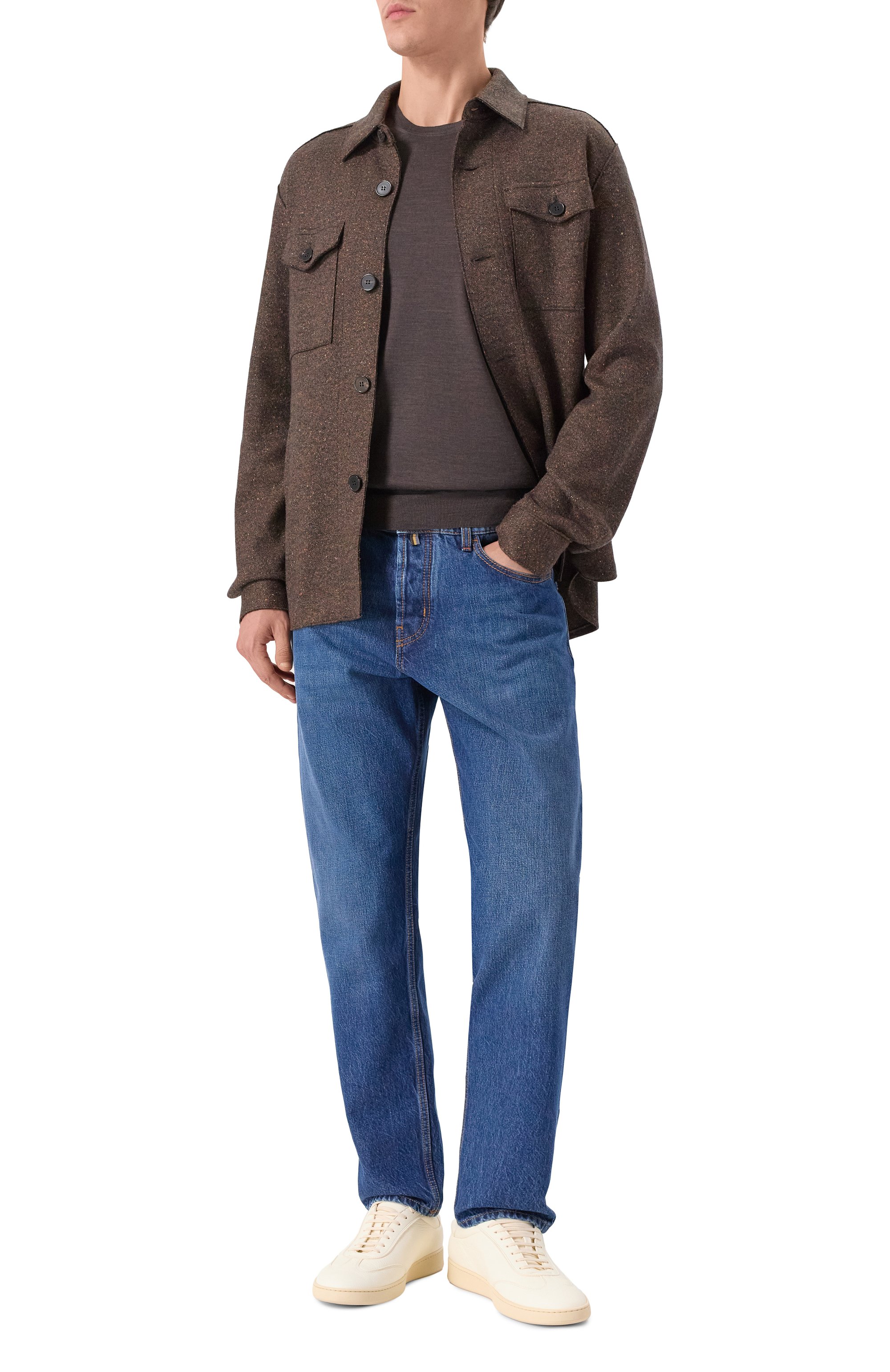 Шерстяной джемпер CORNELIANI, арт. 26M525-2625126, фото 2