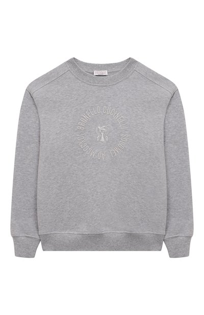 Хлопковый свитшот BRUNELLO CUCINELLI, арт. BN05NE871B