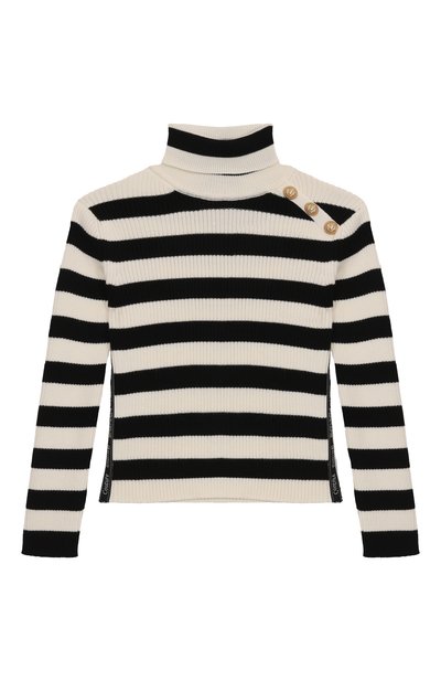 Водолазка из шерсти и хлопка BALMAIN, арт. BX9A40