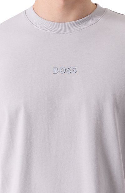 Хлопковая футболка BOSS GREEN, арт. 50519368, фото 5