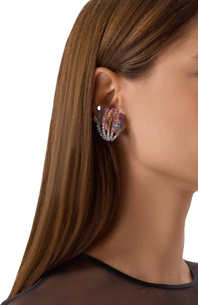 Клипсы matrix SWAROVSKI разноцветного цвета по цене 46200 руб., арт. 5742673, фото 4 Клипсы matrix SWAROVSKI, арт. 5742673, фото 4