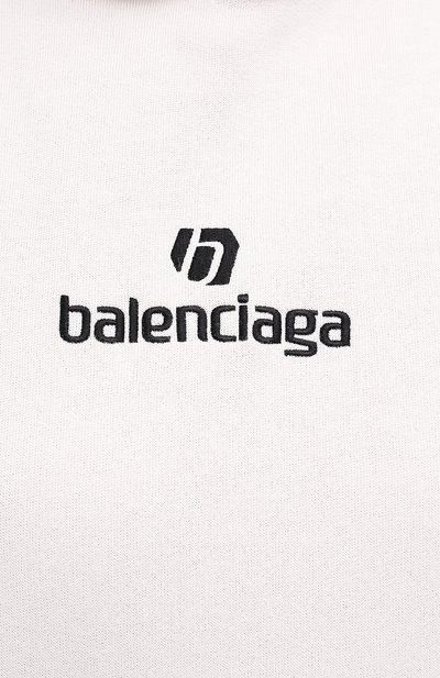 Хлопковое худи BALENCIAGA, арт. 578135/TJVE1, фото 5