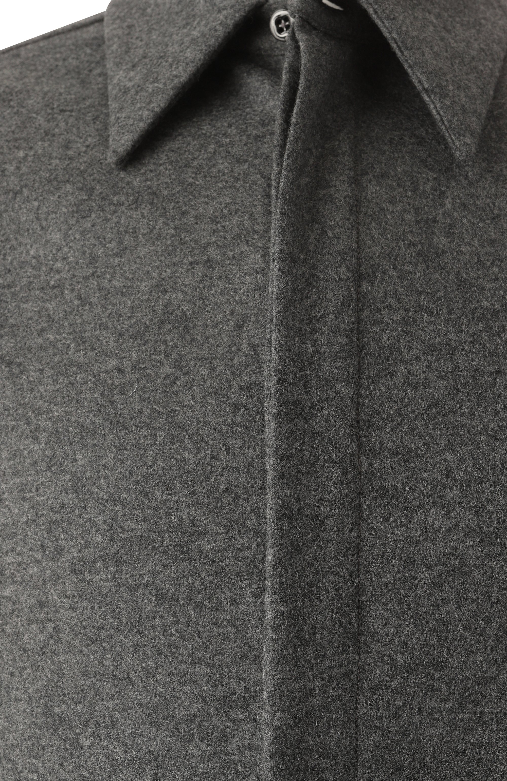 Шерстяная рубашка JIL SANDER темно-серого цвета по цене 135500 руб., арт. J61DL0045/J40045, фото 6 Шерстяная рубашка JIL SANDER, арт. J61DL0045/J40045, фото 6