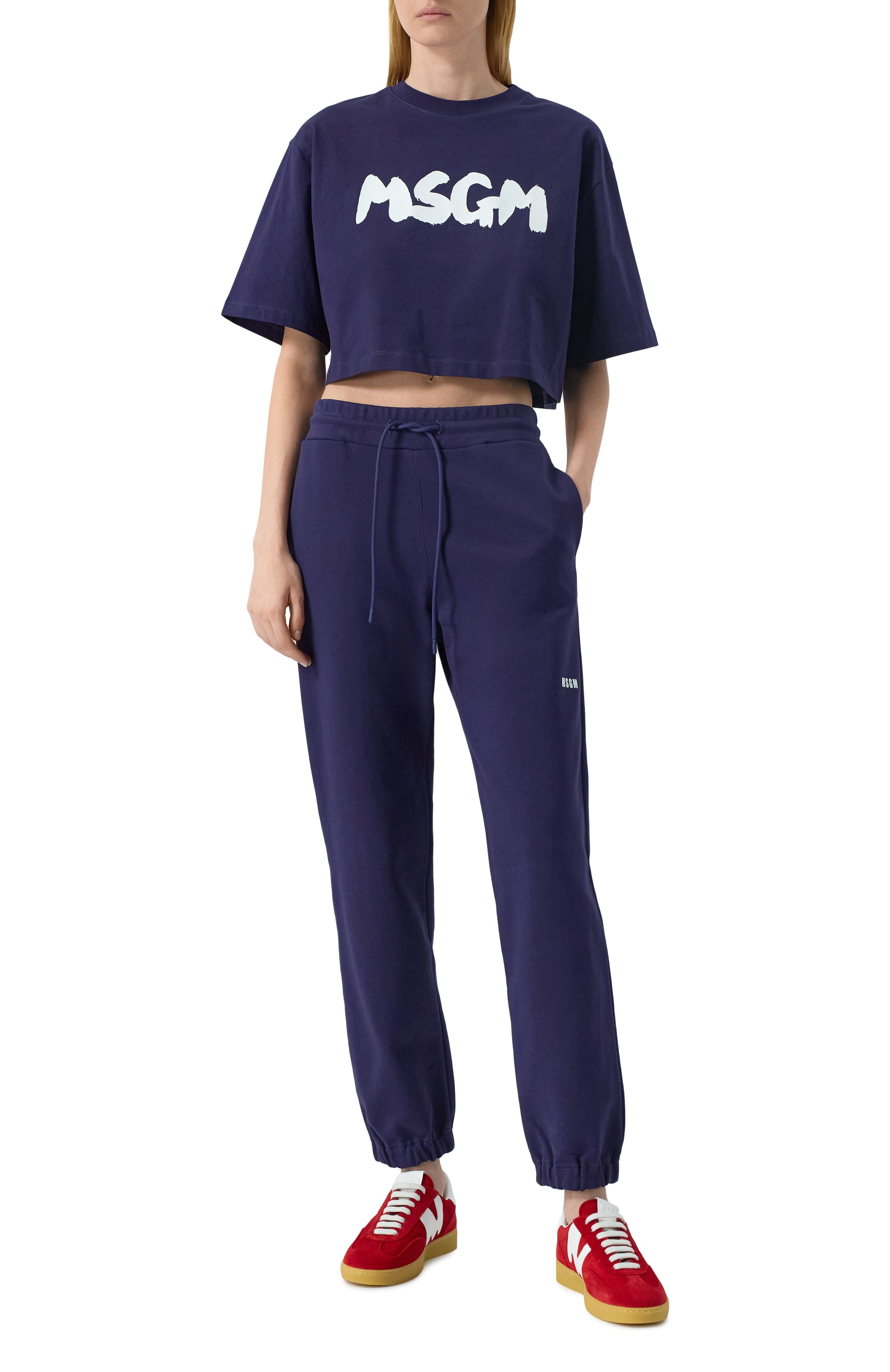 Хлопковая футболка MSGM, арт. 3841MDM100/257002, фото 2