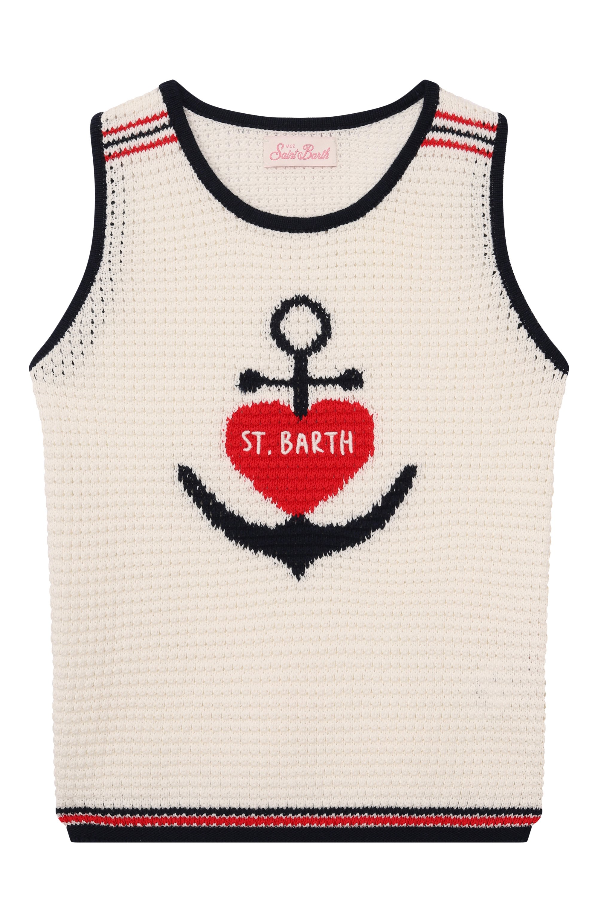 Хлопковый топ MC2 SAINT BARTH, арт. ISAD0RA JR/00065H, фото 1