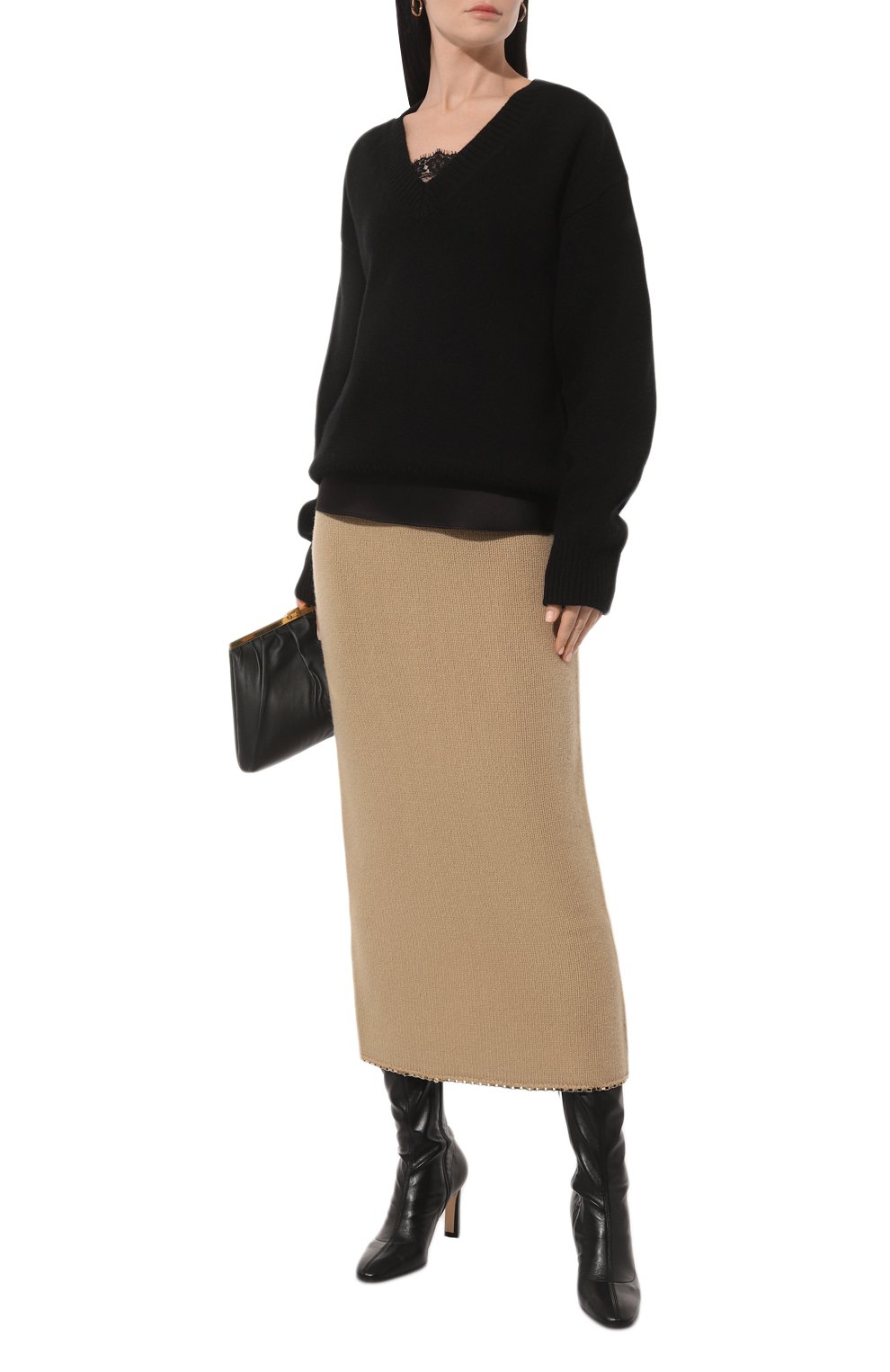 Шерстяной пуловер TOTEME, арт. 241-WRT1034-YA0004, фото 2