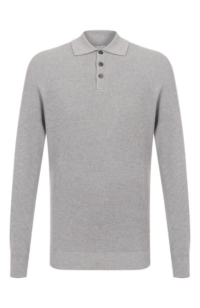 Мужская хлопковое поло BRUNELLO CUCINELLI, арт. M29400105