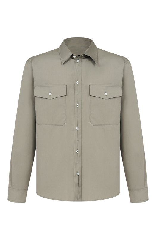 Хлопковая рубашка Dsquared2 S74DM1010/S36275 Серый S74DM1010/S36275