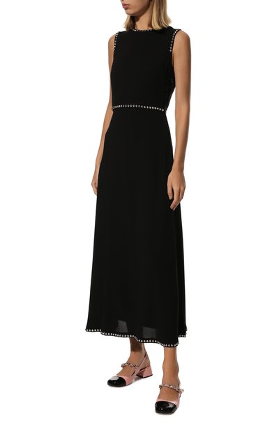Платье MIU MIU черного цвета по цене 330000 руб., арт. MF4448-1ZRE-F0002, фото 3 Платье MIU MIU, арт. MF4448-1ZRE-F0002, фото 3