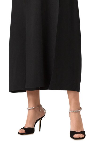 Замшевые босоножки saeda 100 JIMMY CHOO, арт. SAEDA SANDAL 100/EWA, фото 3