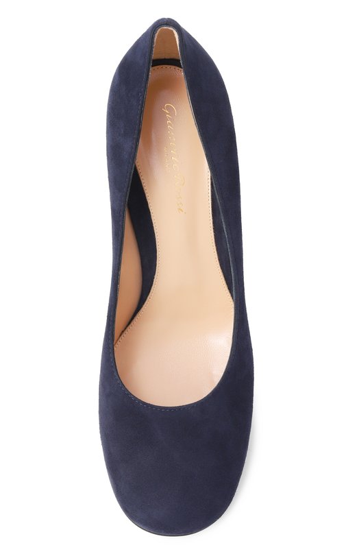 Замшевые туфли Joelle 70 Gianvito Rossi G22343.70RIC.CAMDENI Синий  G22343.70RIC.CAMDENI Фото 6