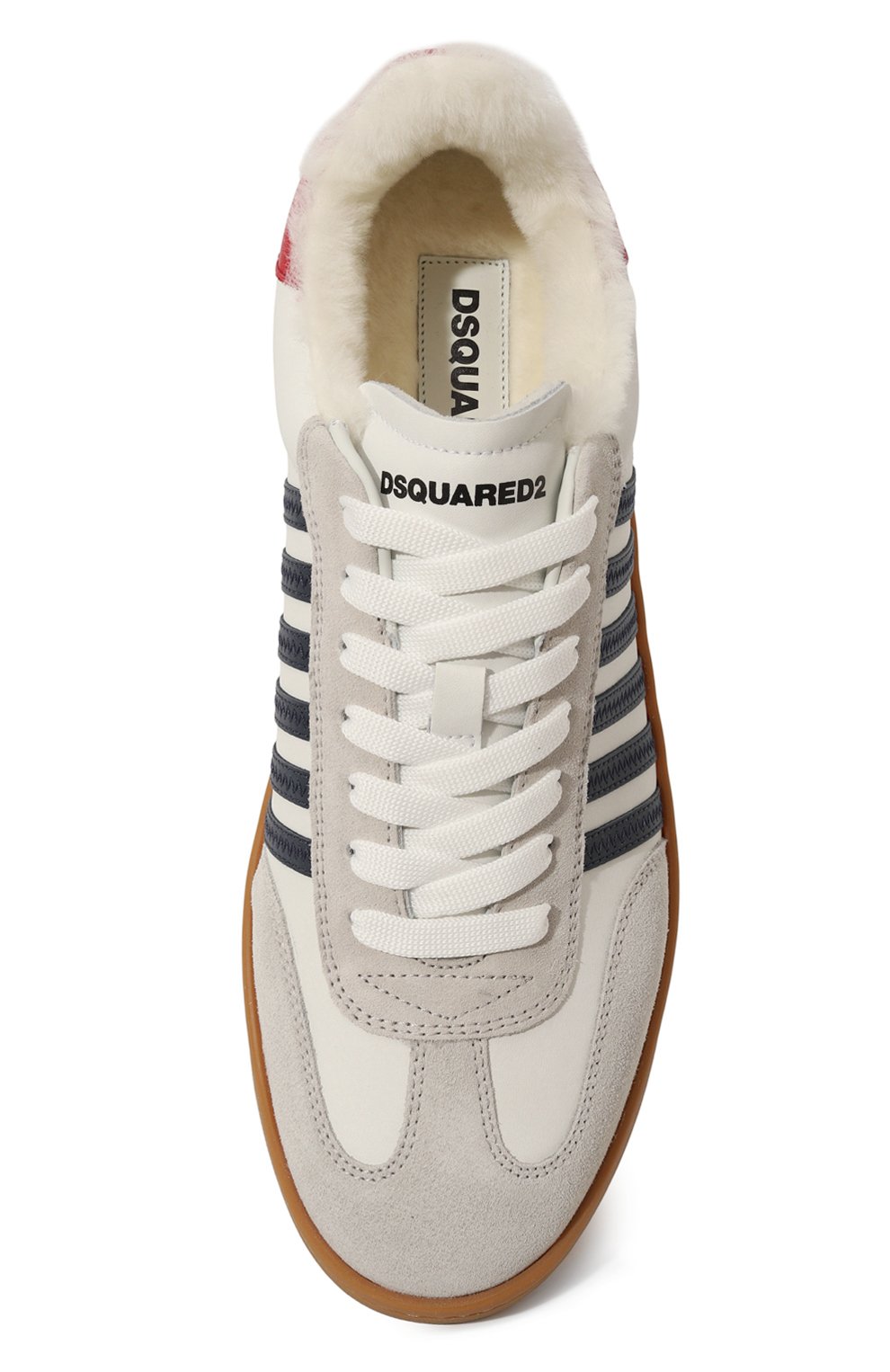 Кожаные кеды boxer DSQUARED2, арт. SNM0391/01507975, фото 6