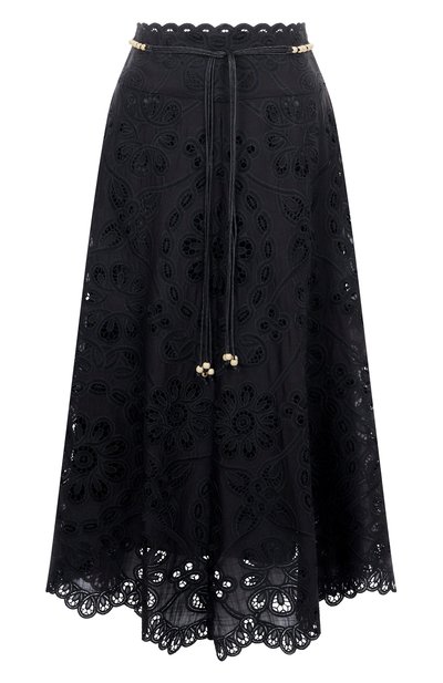 Хлопковая юбка ZIMMERMANN, арт. 3584SSS251, фото 1