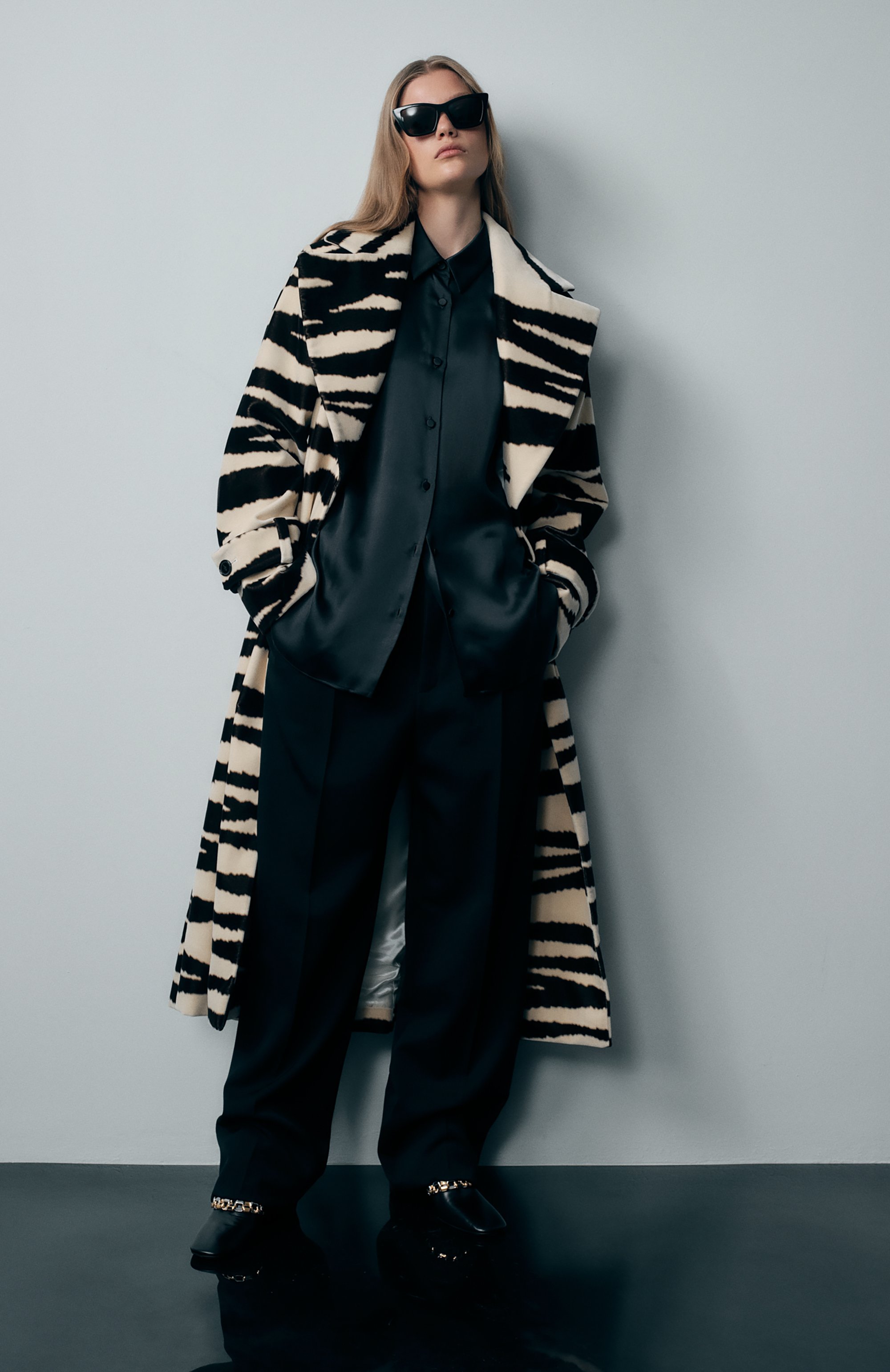 Шерстяные брюки SAINT LAURENT, арт. 813972/Y7E63, фото 6