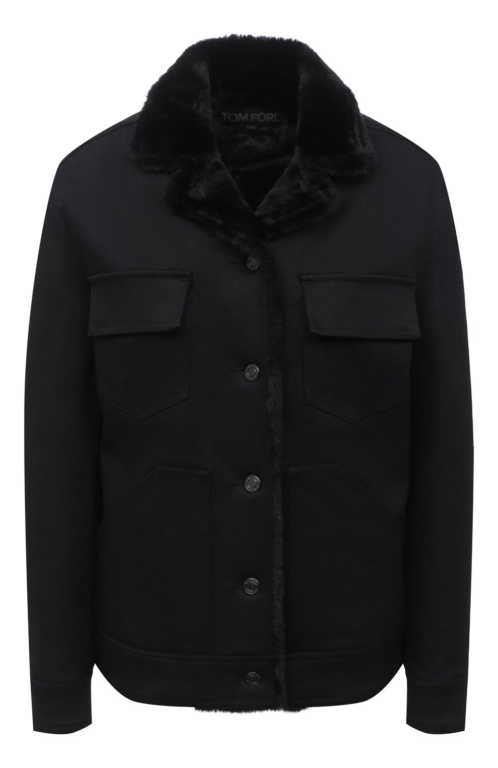 Куртка TOM FORD черного цвета по цене 313500 руб., арт. GID040-DEX110, фото 1 Куртка TOM FORD, арт. GID040-DEX110, фото 1
