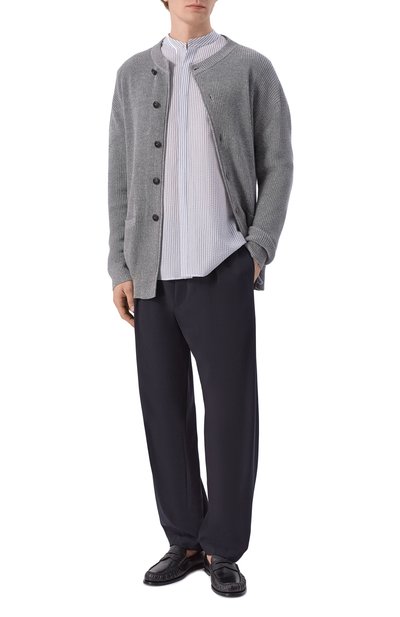 Кардиган изо льна и хлопка GIORGIO ARMANI, арт. GM004373/AF29801, фото 2