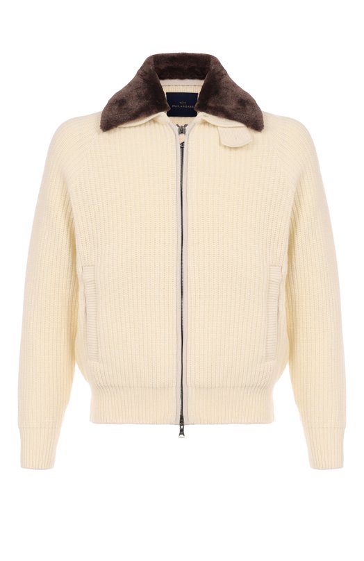 Шерстяной кардиган Paul&Shark 15311243 Кремовый 15311243