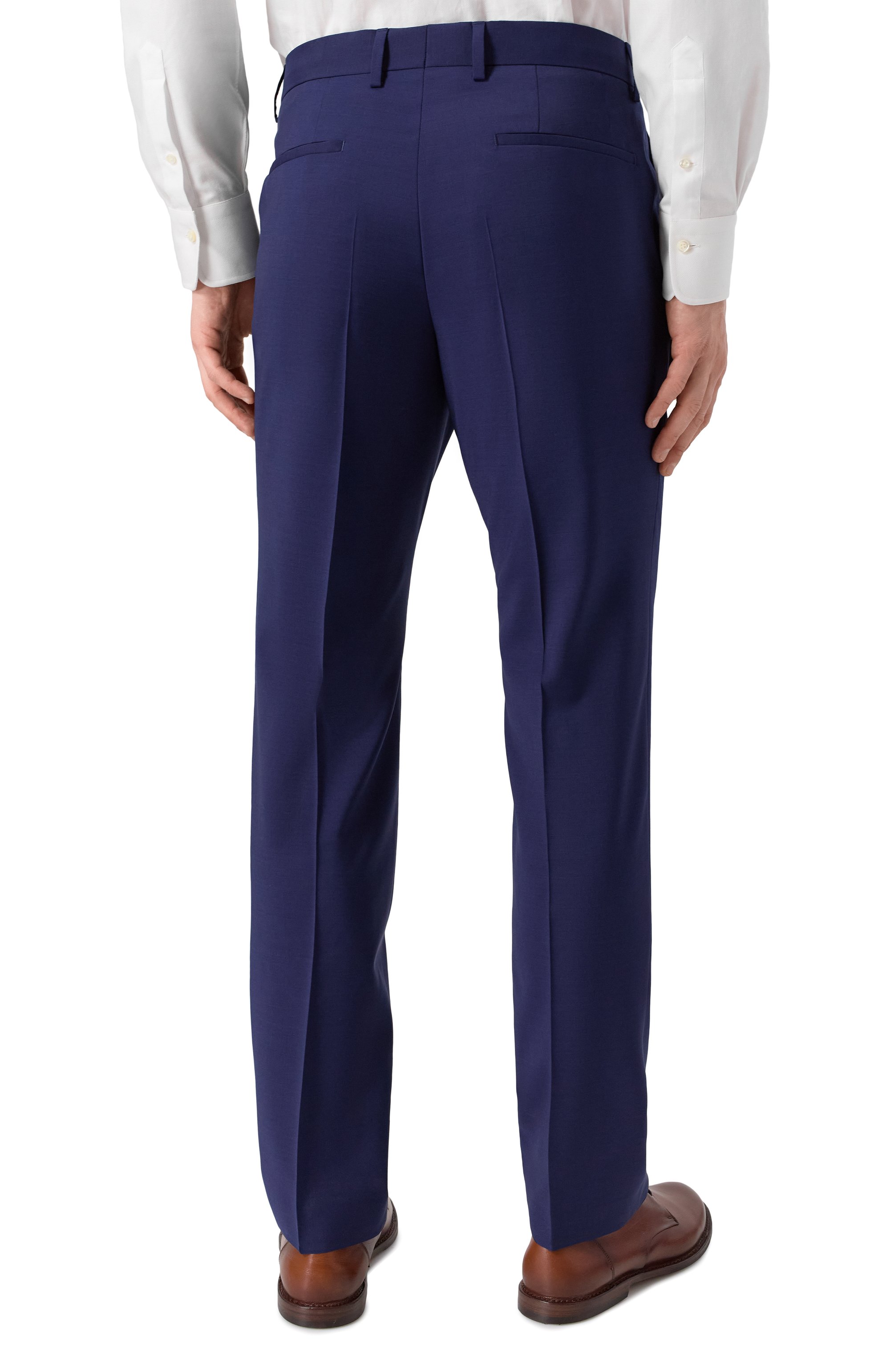 Шерстяные брюки BOSS, арт. 50537573, фото 4