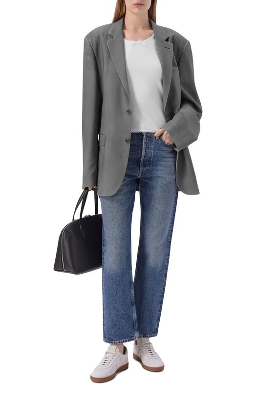 Хлопковый топ MSGM 4041MDT76N/267120 Белый  4041MDT76N/267120 Фото 2