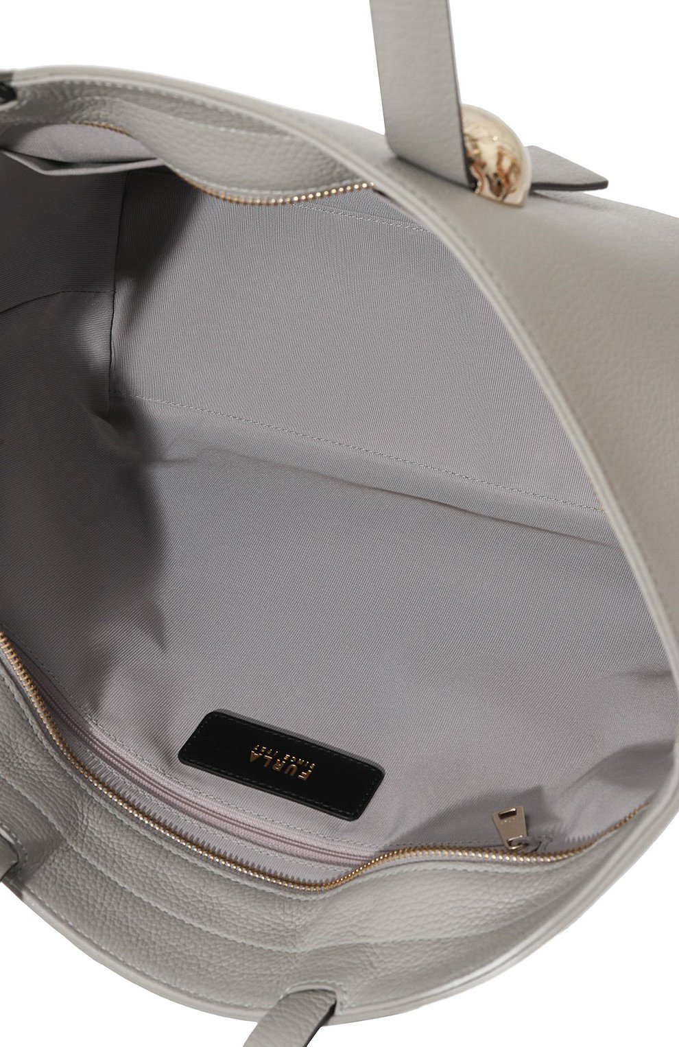 Сумка-тоут furla sfera large FURLA светло-серого цвета по цене 47500 руб., арт. WB01353/HSF000, фото 5 Сумка-тоут furla sfera large FURLA, арт. WB01353/HSF000, фото 5