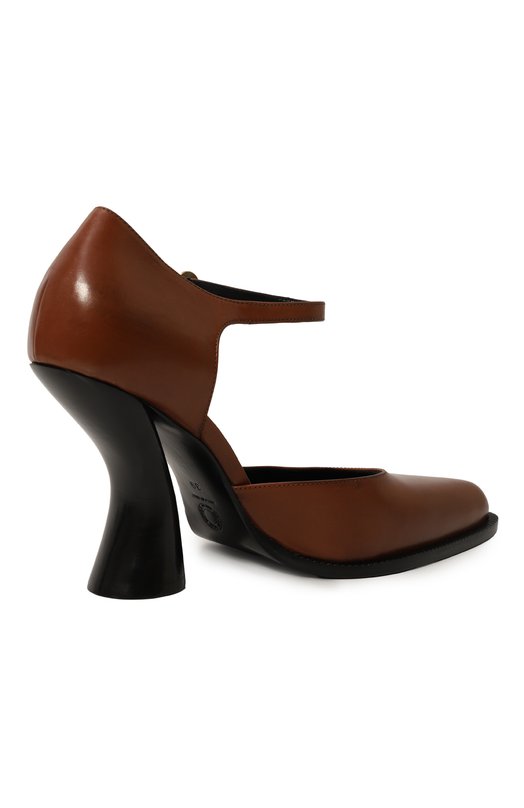 Кожаные туфли Dries Van Noten WS242-1310-H95/109 Коричневый  WS242-1310-H95/109 Фото 5