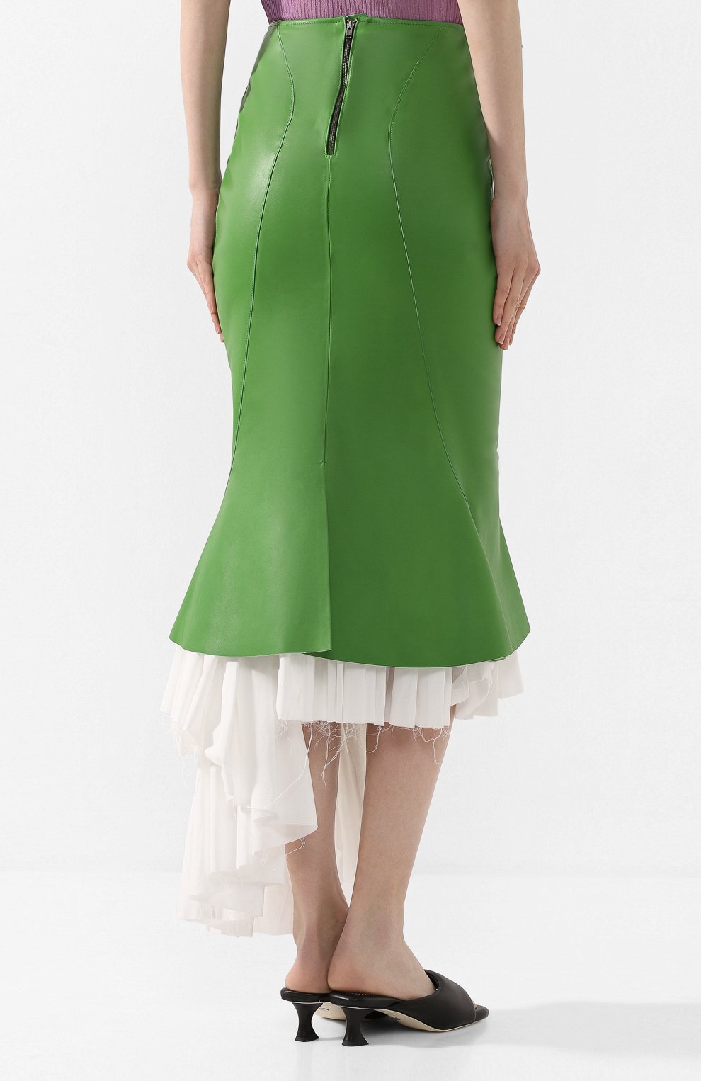 Юбка MARNI зеленого цвета по цене 218000 руб., арт. G0MX0264VY/LV855, фото 4 Юбка MARNI, арт. G0MX0264VY/LV855, фото 4
