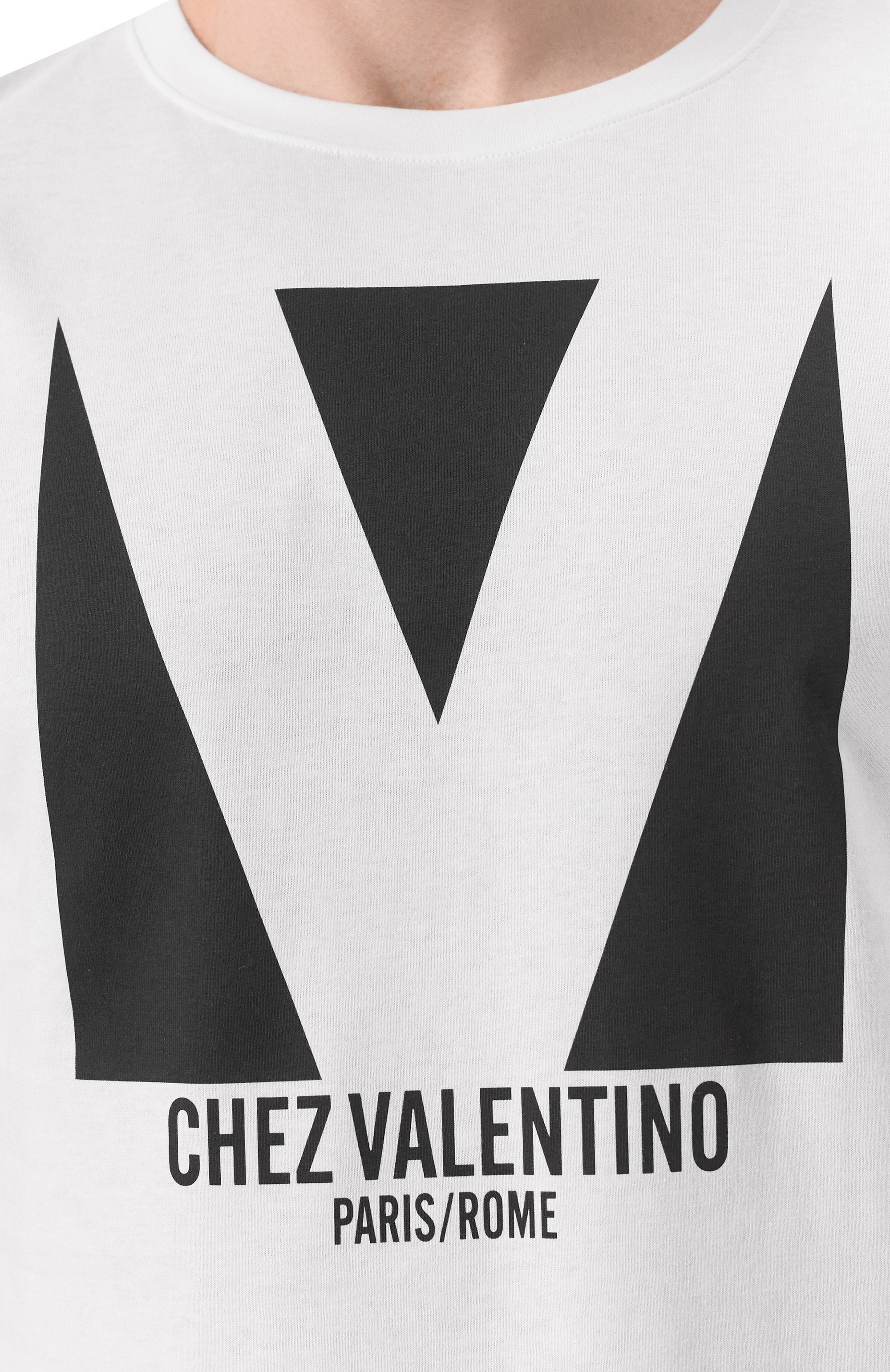 Хлопковая футболка VALENTINO, арт. 6V3MG16P/AQ9, фото 5
