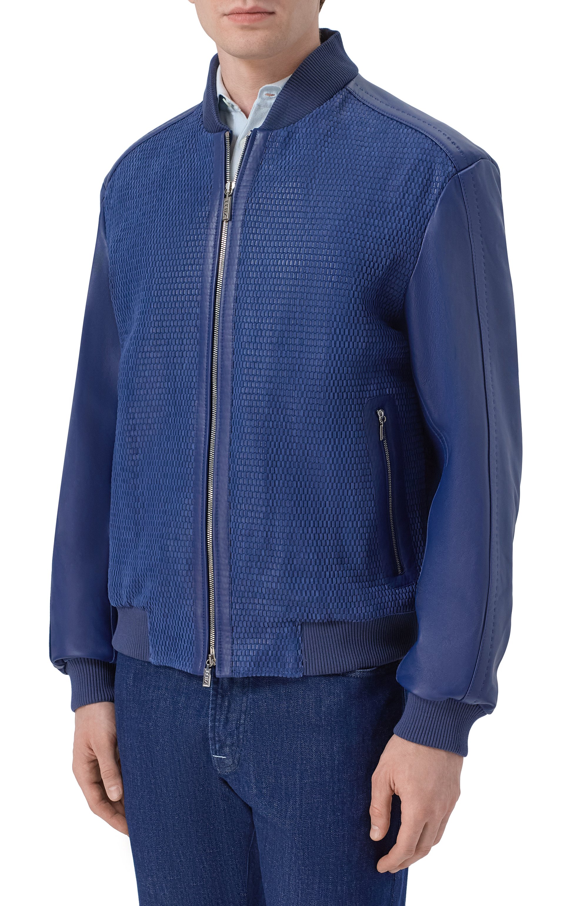 Кожаный бомбер ZILLI, арт. AT0B00M1005VBRL00, фото 3