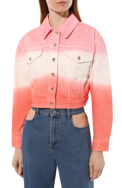 Джинсовая куртка PATRIZIA PEPE розового цвета по цене 29800 руб., арт. 8O0049_D029, фото 3 Джинсовая куртка PATRIZIA PEPE, арт. 8O0049_D029, фото 3