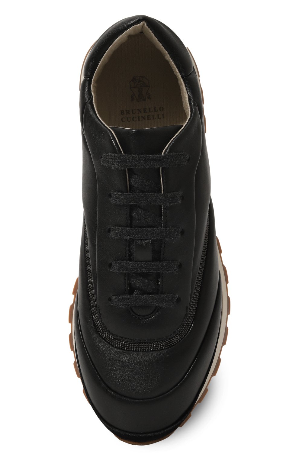 Кожаные кроссовки BRUNELLO CUCINELLI, арт. MZSKG2781P, фото 6