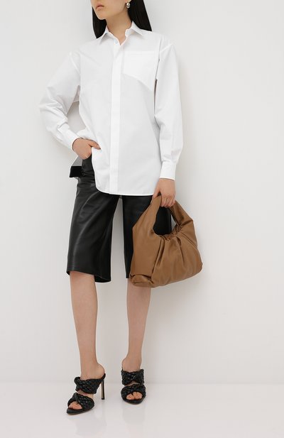 Хлопковая рубашка BOTTEGA VENETA белого цвета по цене 94450 руб., арт. 629735/VKEC0, фото 2 Хлопковая рубашка BOTTEGA VENETA, арт. 629735/VKEC0, фото 2