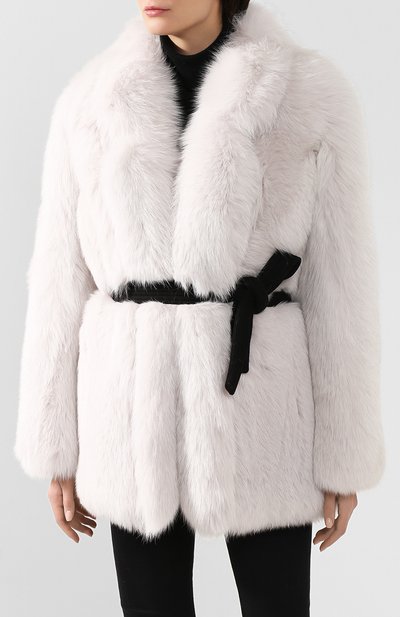 Шуба из меха песца BLANCHA, арт. 19121/100Z/15/BIANC0, фото 3