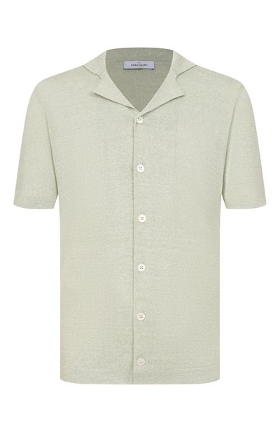 Мужская рубашка изо льна и хлопка GRAN SASSO, арт. 57184/18637