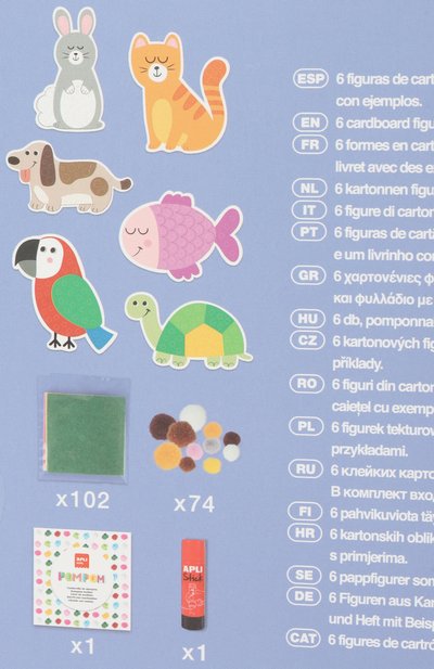 Набор для творчества шарики APLI KIDS разноцветного цвета по цене 1920 руб., арт. 18505, фото 3 Набор для творчества шарики APLI KIDS, арт. 18505, фото 3