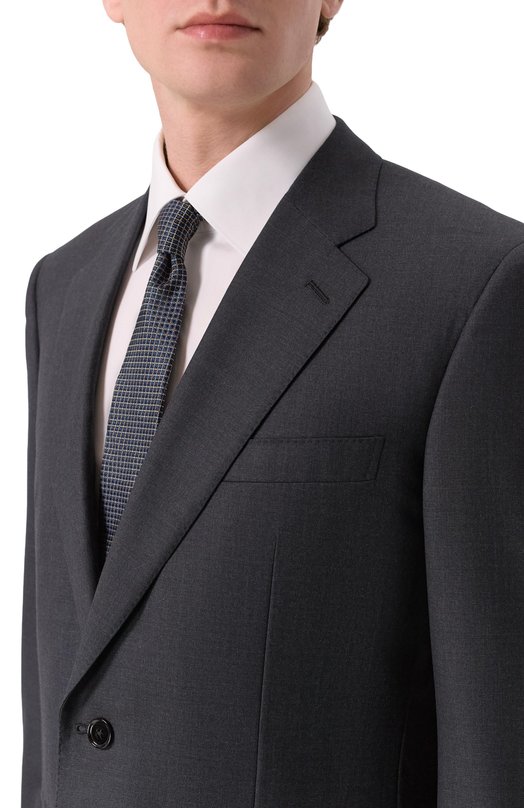 Шерстяной костюм Stefano Ricci S1SF432220/HB_001 Серый  S1SF432220/HB_001 Фото 6