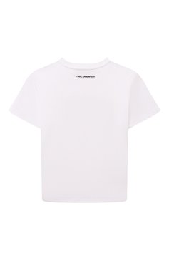 Хлопковая футболка KARL LAGERFELD KIDS, арт. Z30114, фото 1