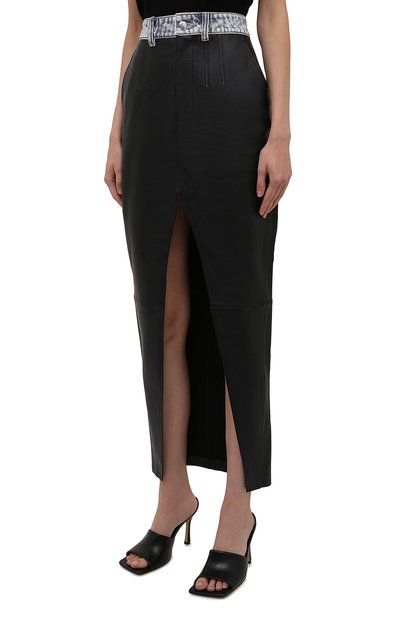 Кожаная юбка ALEXANDER WANG, арт. 1WC3215197, фото 3