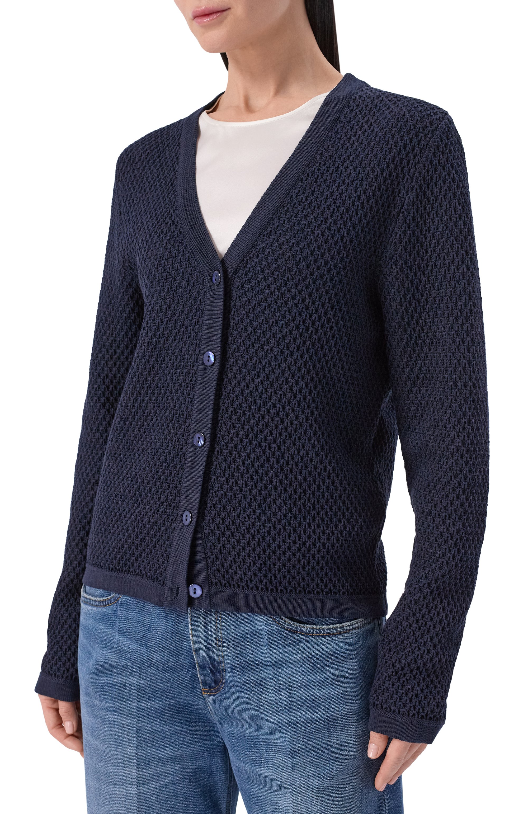 Кардиган из шелка и хлопка MVST, арт. M26.2PW.K215/Y203, фото 3