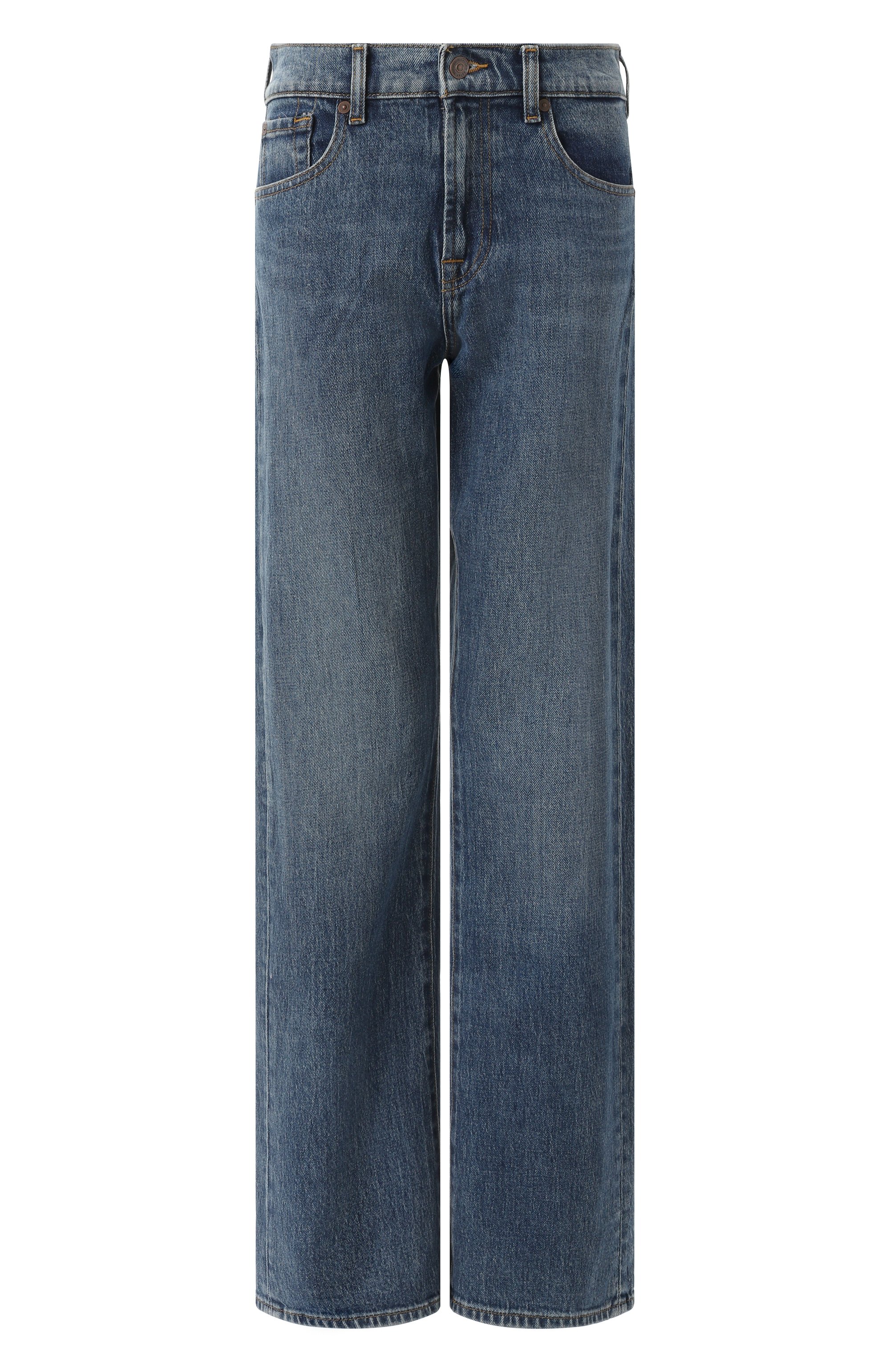 Джинсы 7 FOR ALL MANKIND синего цвета по цене 24150 руб., арт. JSSTC100JA, фото 1 Джинсы 7 FOR ALL MANKIND, арт. JSSTC100JA, фото 1