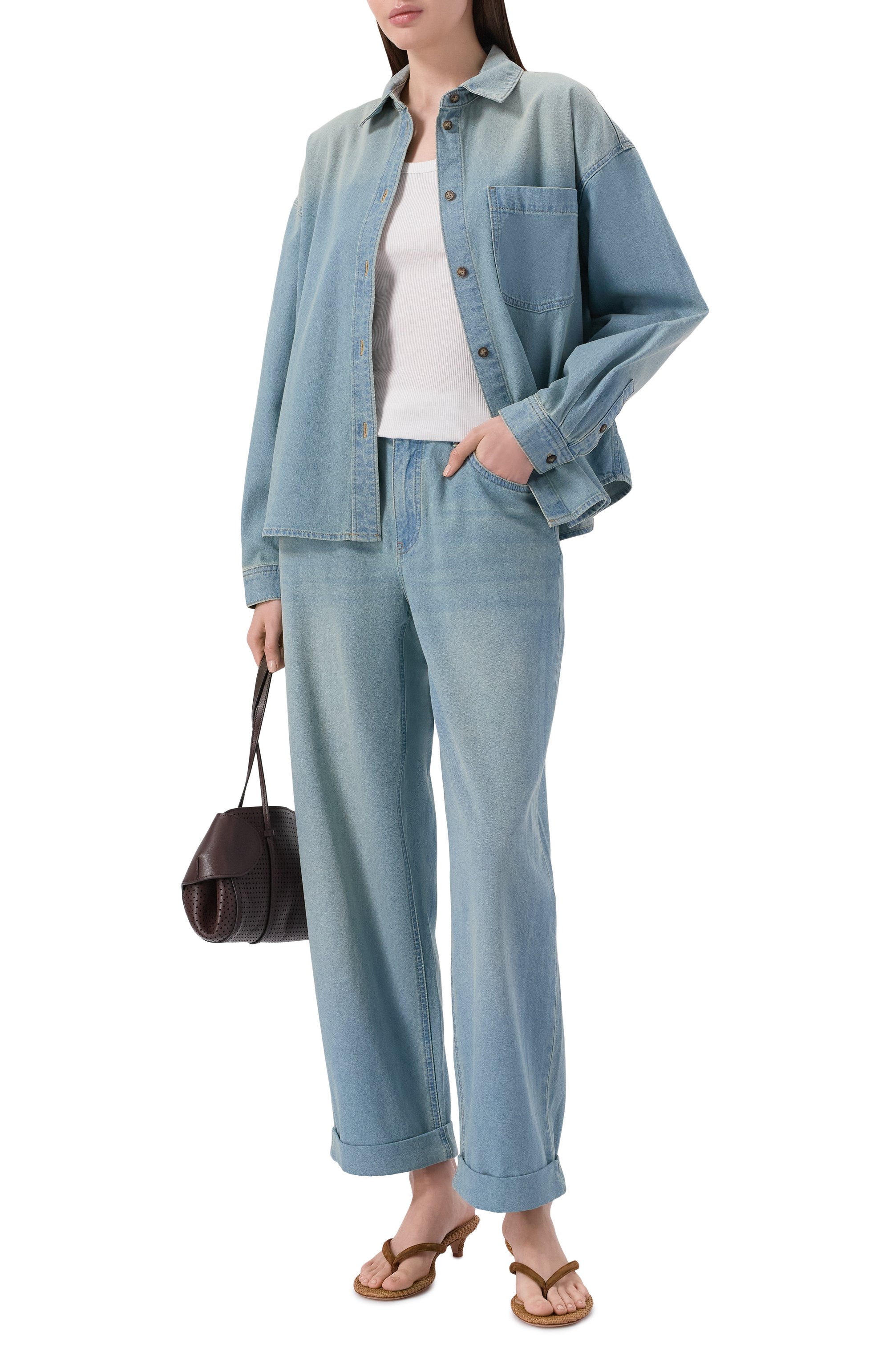 Джинсовая рубашка light 12 STOREEZ, арт. 138608, фото 2