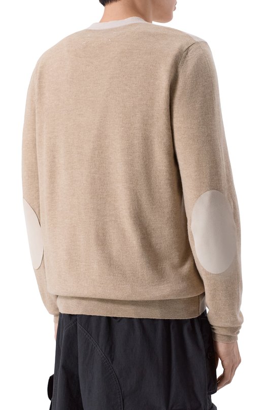 Шерстяной кардиган Maison Margiela S67HP0034/M13177 Бежевый  S67HP0034/M13177 Фото 4