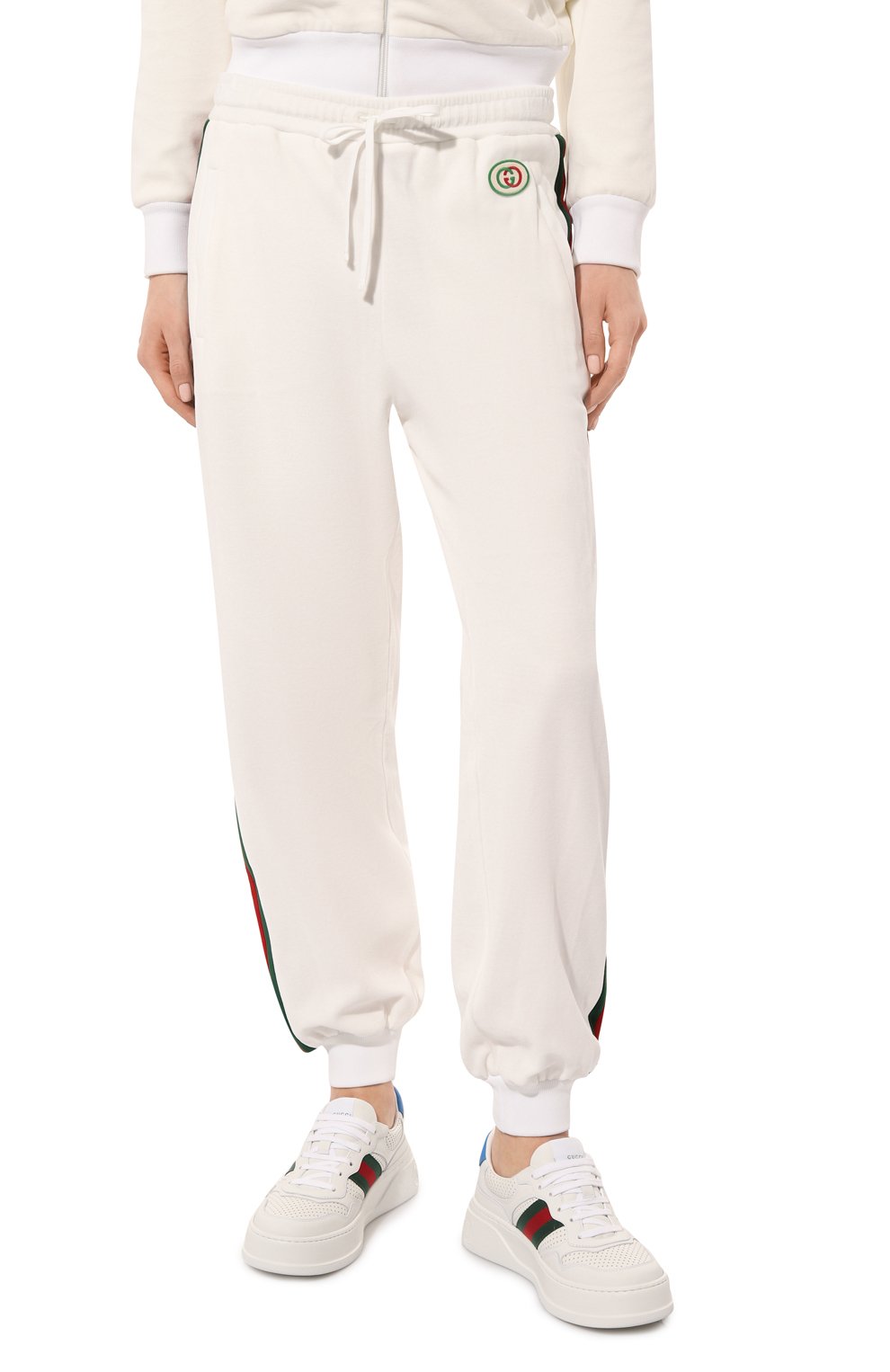 Хлопковые джоггеры GUCCI, арт. 678641 XJDYG, фото 3