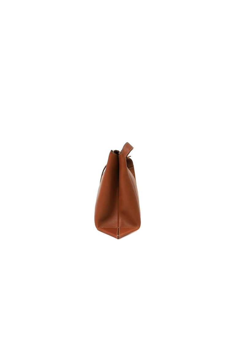 Женская сумка empire JIL SANDER коричневого цвета, арт. 4J07WD0050P5372 | Фото 4 (Размер: large; Материал: Натуральная кожа)