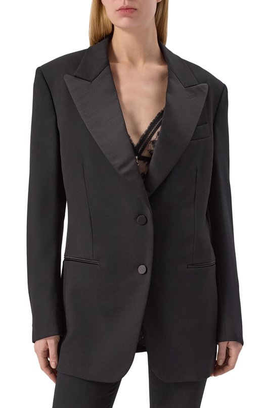 Шерстяной жакет Tom Ford GI2923FAX843 LB999 Чёрный  GI2923FAX843 LB999 Фото 3