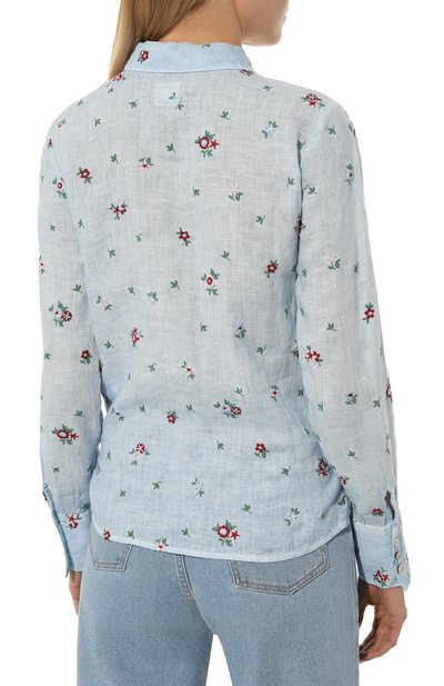 Льняная рубашка 120% LINO, арт. Y0W19KA/000G158/S00, фото 4