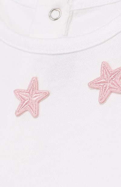 Хлопковая футболка с аппликациями GIVENCHY, арт. H05040/9M-18M, фото 3