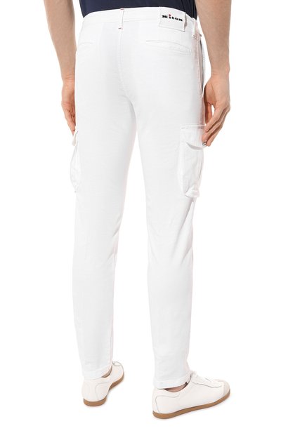 Хлопковые брюки-карго KITON, арт. UFPPCAJ0738B, фото 4