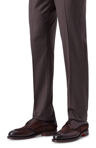 Кожаные дерби colin SANTONI, арт. MCCG18554MD3HAVV, фото 3