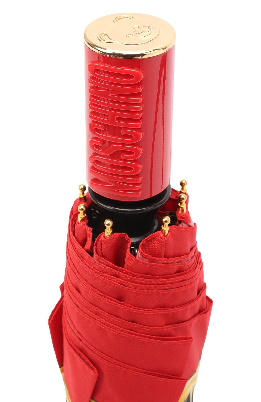 Складной зонт MOSCHINO черного цвета по цене 12950 руб., арт. 8410-0PENCL0SE, фото 6 Складной зонт MOSCHINO, арт. 8410-0PENCL0SE, фото 6