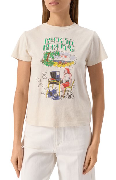 Хлопковая футболка RE/DONE, арт. 024-02WCGT305, фото 3